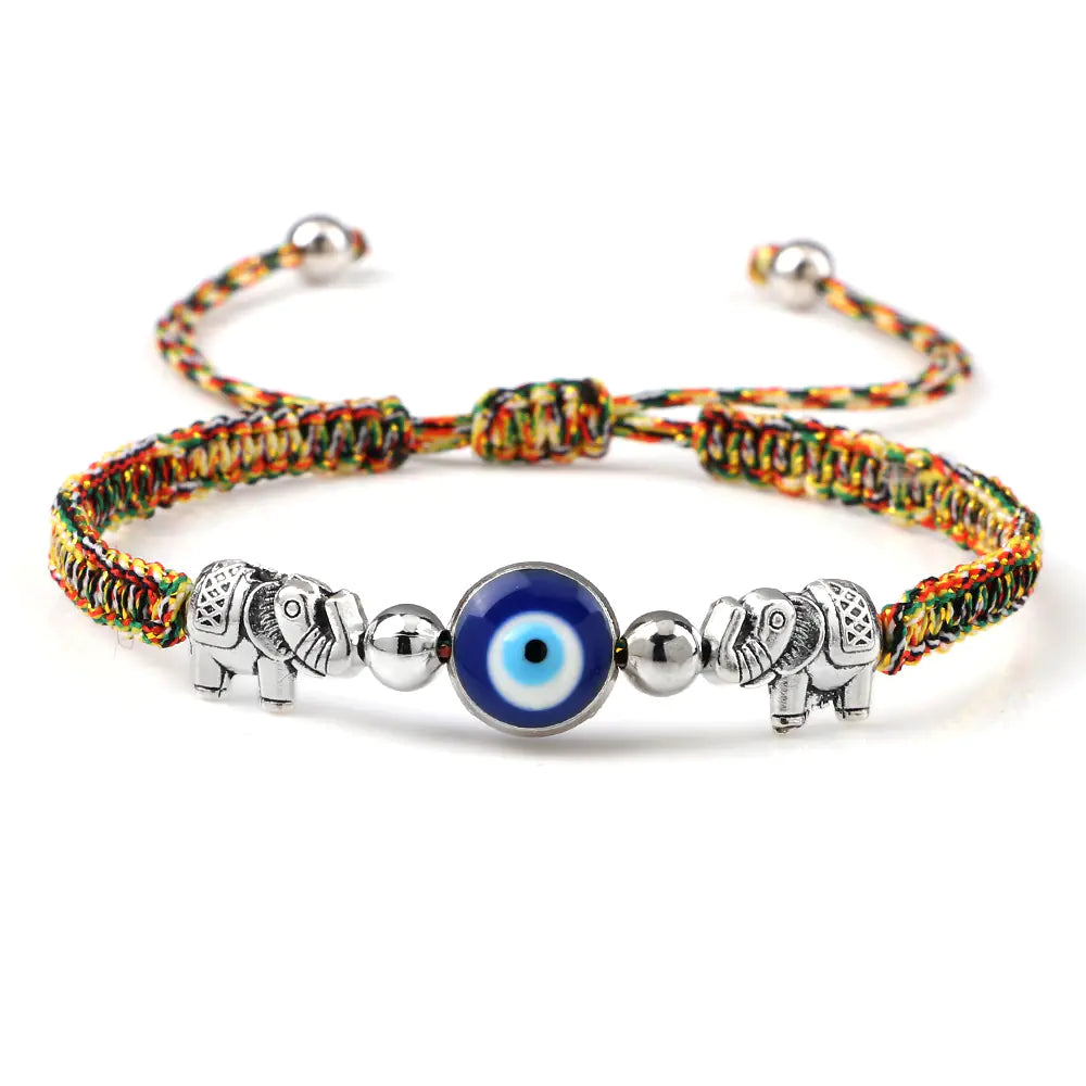 Devil's Eye Handwoven Rope Bracelet for Women
