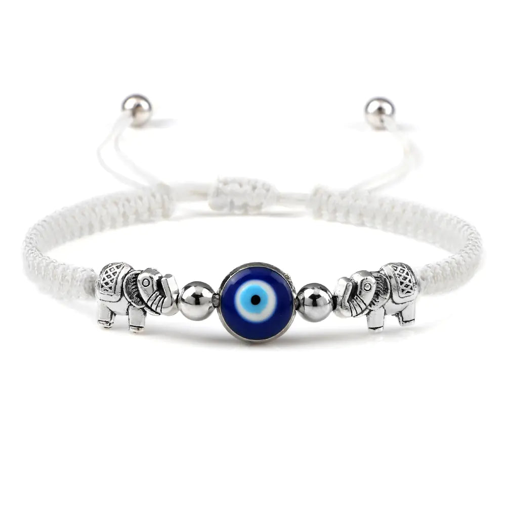 Devil's Eye Handwoven Rope Bracelet for Women
