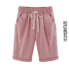 Plus Size Women's Casual Summer Shorts (Loose Fit)