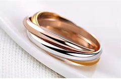Titanium Steel Three-Ring