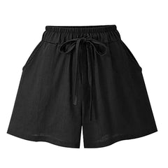 Plus Size Women's High Waist Loose Fit Summer Shorts