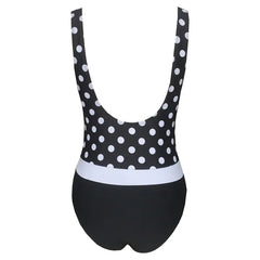 Slimming Women's Polka Dot One-Piece Swimsuit