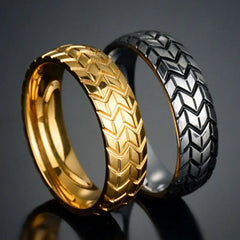 "New Cross-Border E-Commerce Tire Ring for Couples"