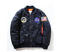 Embroidered Flight Jacket Baseball Coat