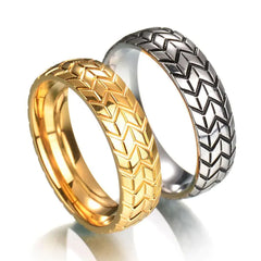"New Cross-Border E-Commerce Tire Ring for Couples"