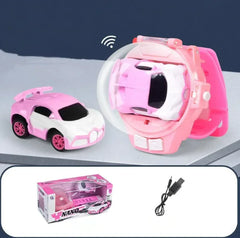 Children's Mini Remote Control Car Watch
