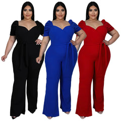 2022 Spring/Summer Plus Size Women's Jumpsuit