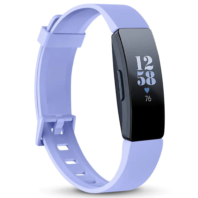 AK Soft TPU Wristbands Compatible with Fitbit Inspire 2/Fitbit Inspire HR/Fitbit Inspire/Fitbit Ace 2 Bands Sports Waterproof Wristbands for Fitbit Inspire HR Fitness Tracker(Lavender Small)