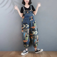 Plus Size Women's Loose Wide Leg Jumpsuit