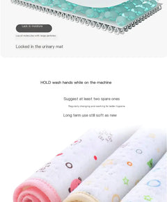 Waterproof Cotton Baby Changing Pad and Menstrual Mat