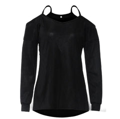 Fall Winter Sexy Off-Shoulder Long Sleeve Top for Women