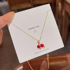 Minimalist Titanium Steel Pearl Heart Pendant Necklace