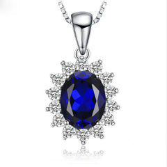 Colored Gems Ring and Stud Earrings Set for Women