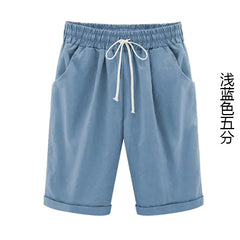 Plus Size Women's Casual Summer Shorts (Loose Fit)