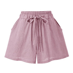 Plus Size Women's High Waist Loose Fit Summer Shorts