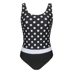 Slimming Women's Polka Dot One-Piece Swimsuit