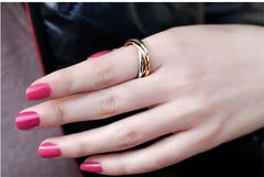 Titanium Steel Three-Ring