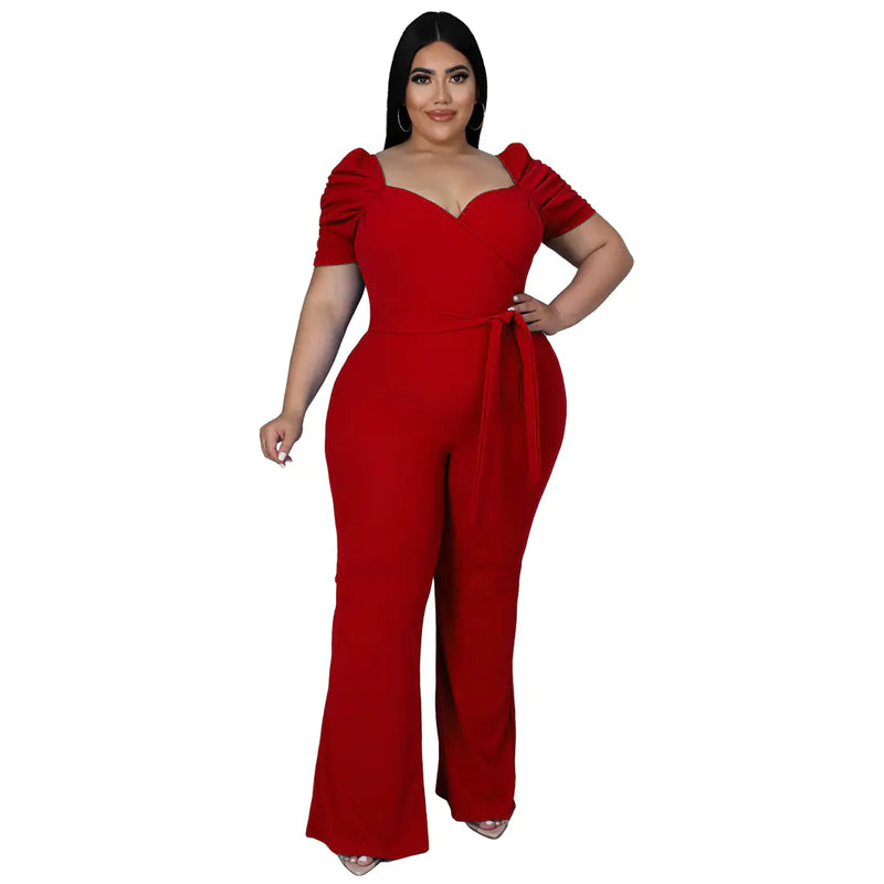 2022 Spring/Summer Plus Size Women's Jumpsuit