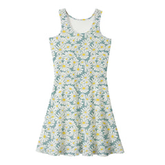 2021 Summer Women's Loose Floral Print Midi Dress