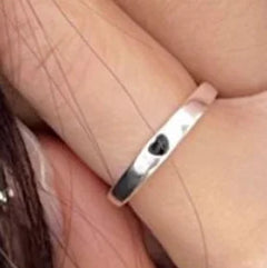 S925 Sterling Silver Love Ring