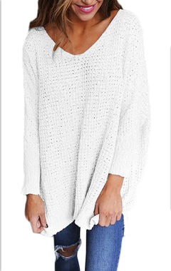 Winter V-neck Sweater Knitwear