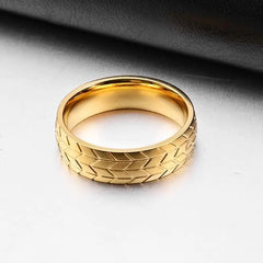 "New Cross-Border E-Commerce Tire Ring for Couples"