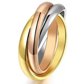 Titanium Steel Three-Ring