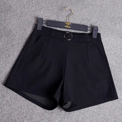 Women's High Waist Loose Fit Summer Shorts (Large Size)