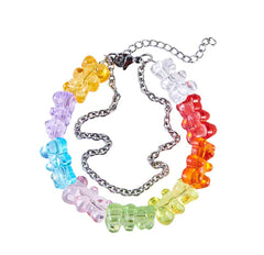 Double Layer Titanium Steel Bracelet in Candy Colors