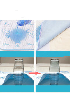 Extra Large Waterproof Baby Changing Pad - Washable Cotton