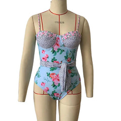 Retro High-Waist Polka Dot Backless Swimsuit Bikini