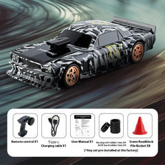 Mini 4-Wheel Drift RC Car – Indoor Remote Control