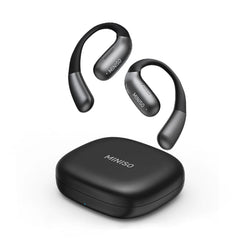 MINISO X28 AI Translation Earbuds Open Ear Wireless Bluetooth Earbuds OWS Support 150 Languages Real Time Translation Sports Headphones IPX5 Waterproof for Travel Business Learning Meeting Black