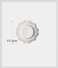 Creative Baroque European Tableware Set (Dinner Plates & Bowls)