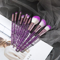 7-Piece Starry Glitter Liquid Eyeshadow Brush Set