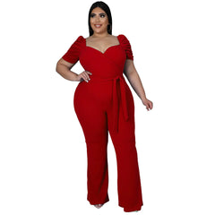 2022 Spring/Summer Plus Size Women's Jumpsuit