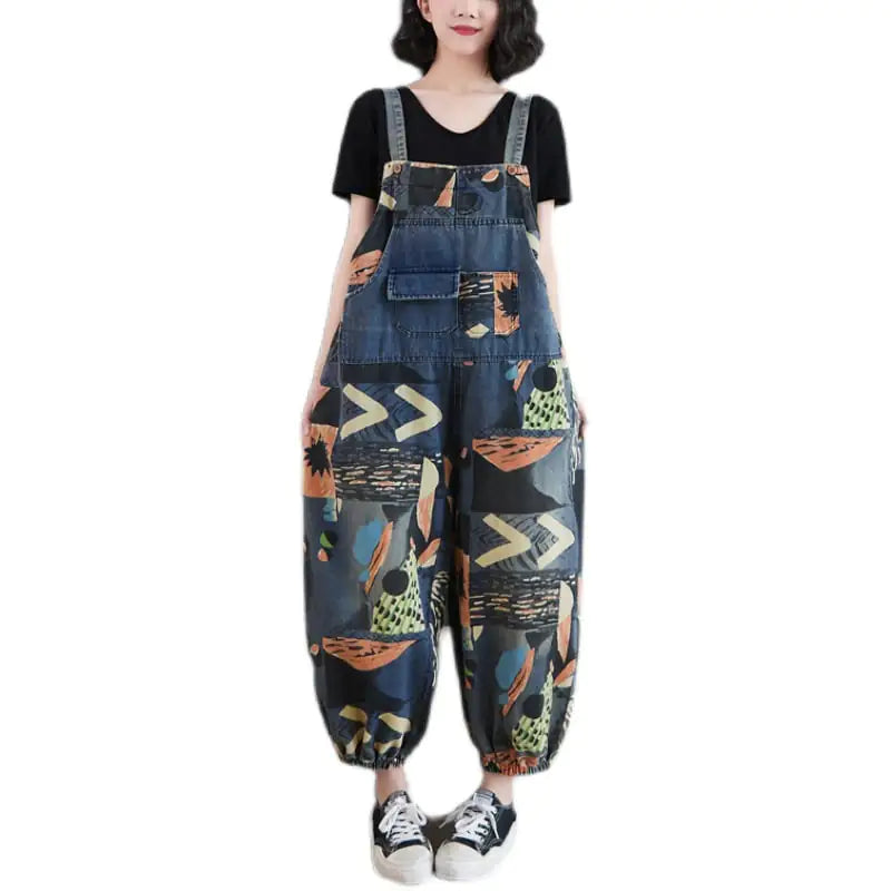 Plus Size Women's Loose Wide Leg Jumpsuit