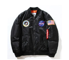 Embroidered Flight Jacket Baseball Coat