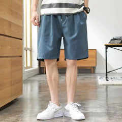 Trendy Loose Korean Style Five-Point Pants