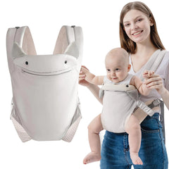 SERAPHY Baby Carrier Newborn to Toddler Breathable Infant Carrier Ergonomic Baby Sling with Pocket Adjustable Multi-Position Baby Holder Carrier for Babies 3-36M (15-35lbs) - Grey