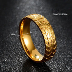 "New Cross-Border E-Commerce Tire Ring for Couples"